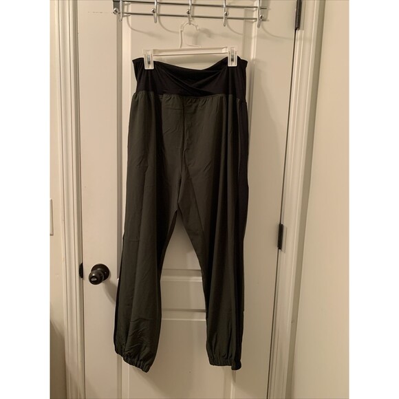 Isabel Maternity Ingrid & Isabel Women's Activewear Jogger Pants Size XL Green - Picture 1 of 9